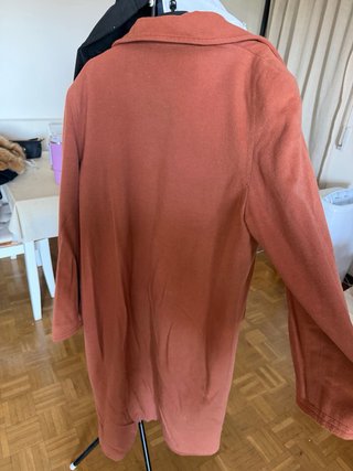 Abrigo largo naranja