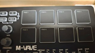 Teclado MIDI M-VAVE SMK25 USB 25 Teclas Bluetooth