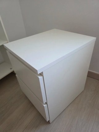 Cómoda MALM Ikea Blanca Montada