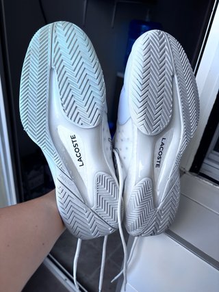 Zapatillas de padel  Lacoste Hombre Blancas