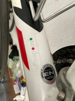 Bicicleta de carretera italiana talla M