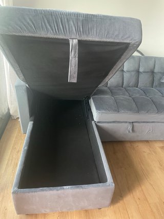 Sofá Cama Gris 210cm