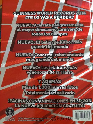 Libro Guinness de los records 2014