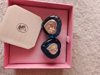 Pendientes Swarovski Dulcis Corazón Azul