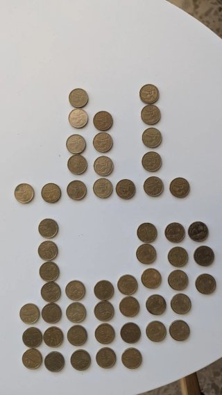 63 Monedas 5 Pesetas