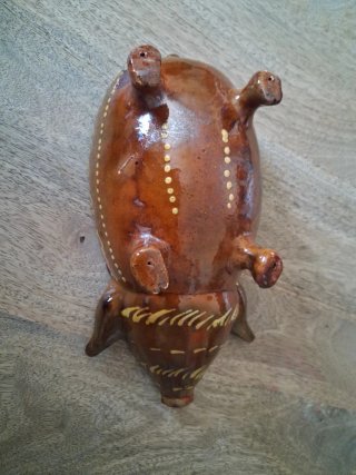 Porcellana per arrostire chorizo, 22 cm.