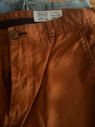 Pantalones de talla 12 a 14 años. Todos juntos
