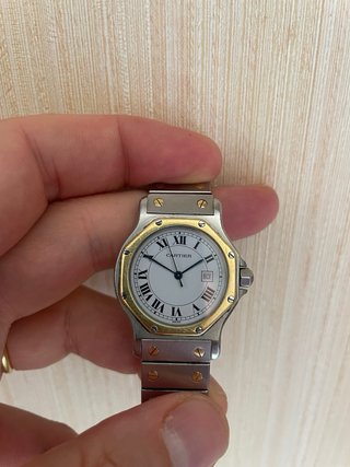 Cartier Santos 2966 Oro/Plata