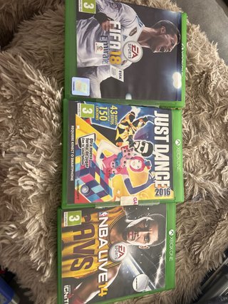 Pack 3 Juegos Xbox One: FIFA 18, Just Dance 2016,