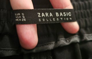 Pantalón Zara Negro Talla S
