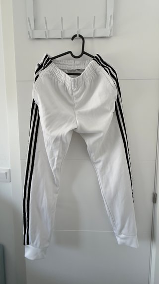 Conjuntos de Chandal Adidas Blanca y Negra