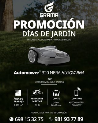 Robot cortacésped Husqvarna 320 Nera
