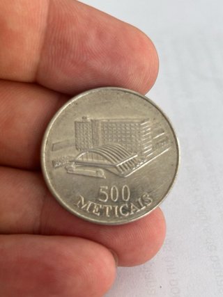 Moneda Mozambique 500 Metical