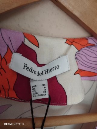 Camisa Pedro del Hierro Talla XS Flores