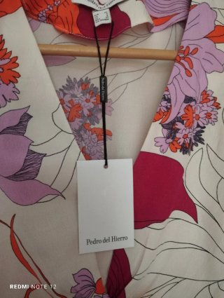 Camisa Pedro del Hierro Talla XS Flores