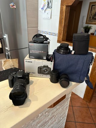 Canon EOS 750D + Sigma 17-50mm f/2.8 EX DC 3500 d