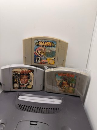 Nintendo 64 + 2 mandos + 3 juegos