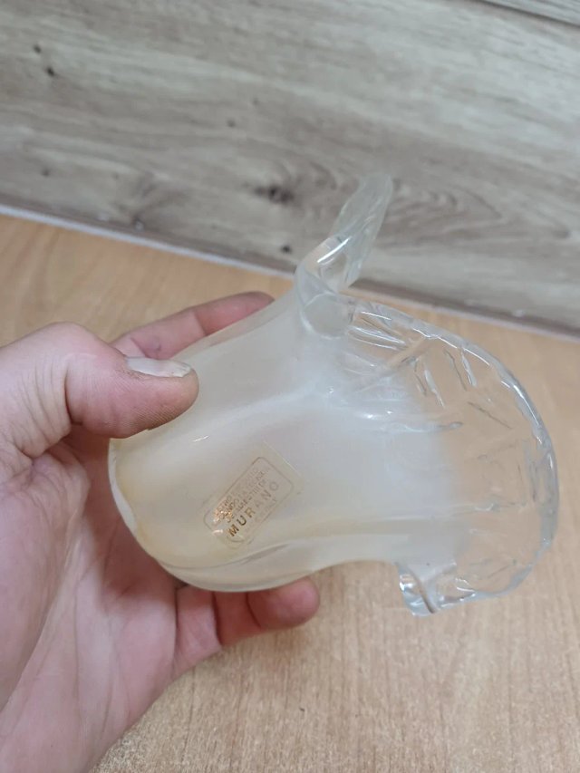 2 tulipas Murano Flor Cristal para lámpara
