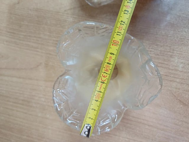 2 tulipas Murano Flor Cristal para lámpara