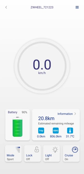 Patin Eléctrico ZWheel ZFox E9B