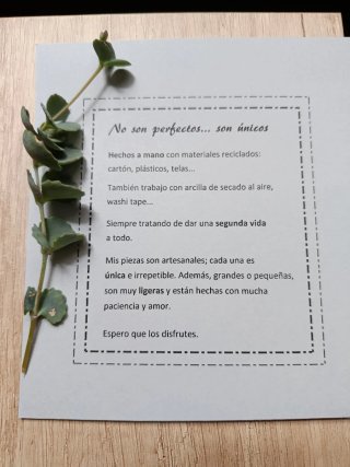 Pendientes hechos a mano