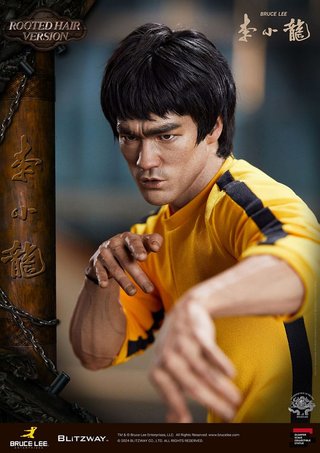 Bruce Lee Figura 1/4 Rooted Hair 55cm
