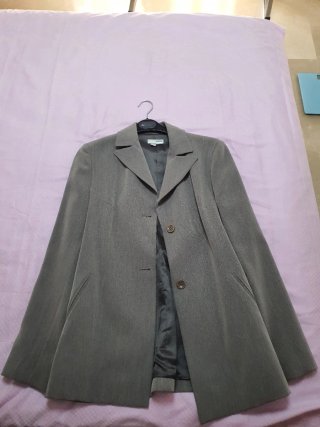 Traje de pantalón verde mujer