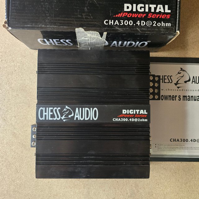 Amplificador Chess Audio CHA300.4D 2Ω Digital 4Ch
