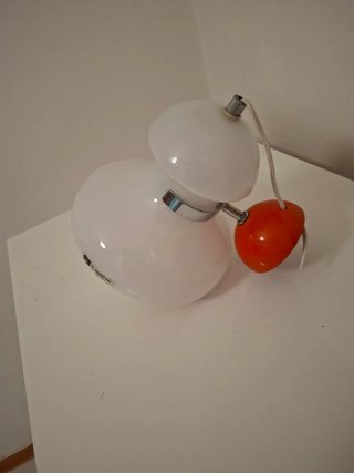 Lampada E.Tronconi vetro metallo plastica