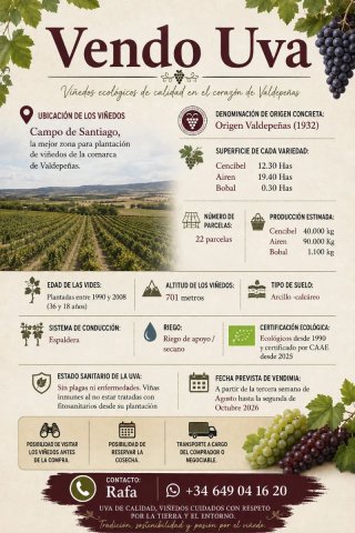 UVAS ECOLOGICAS