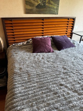Cabecero de cama de madera