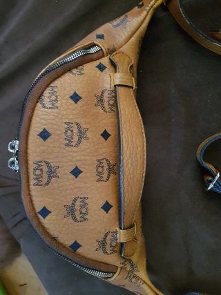 Riñonera MCM Fursten Monogram Marrón