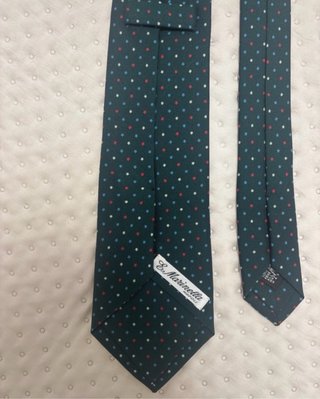 Cravatta E. Marinella verde con stelle