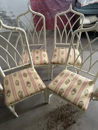Conjunto 6 Sillas Chippendale Tapizadas