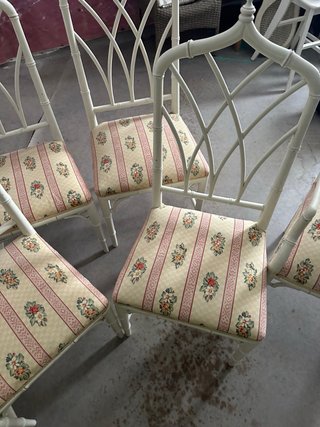 Conjunto 6 Sillas Chippendale Tapizadas