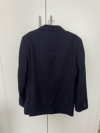 Blazer de rayas azul hombre