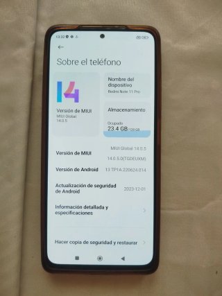Xiaomi Redmi Note 11 Pro Negro
