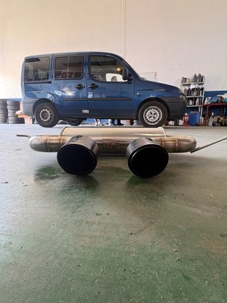 Difusor y escape Golf MK5 Look R32