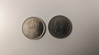 22 Monedas 25 Pesetas España