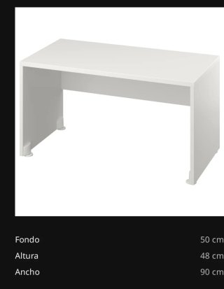 Banco mesa Smastad Ikea blanco
