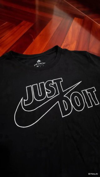 Camiseta Nike Just Do It Negra Talla M