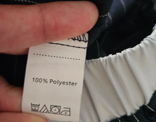 Pantalón ancho rayas diplomáticas Talla M