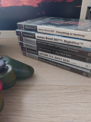 Lote PS2: Consola, Mando, Juegos y Memoria