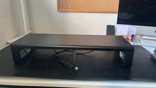 Soporte Elevador Monitor Negro
