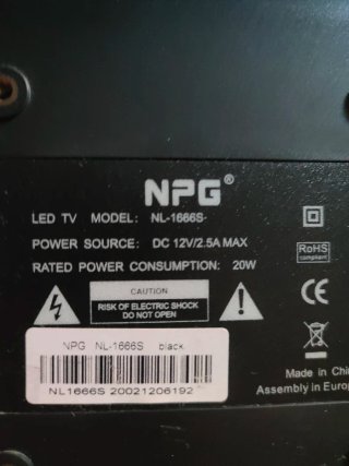 TV NPG 16 sin TDT