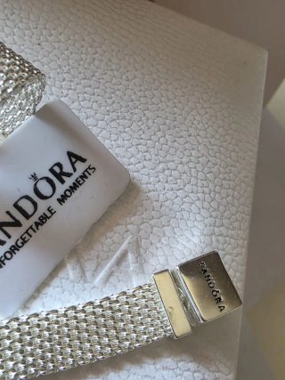 Pulsera Pandora 18cm Plata