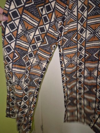 Kimono largo manga 3/4 estampado