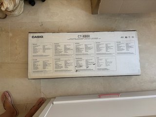 Teclado Digital Casio CT-X800