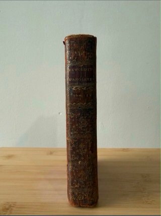 Libro antiguo historia Inglaterra s.XVIII Frances