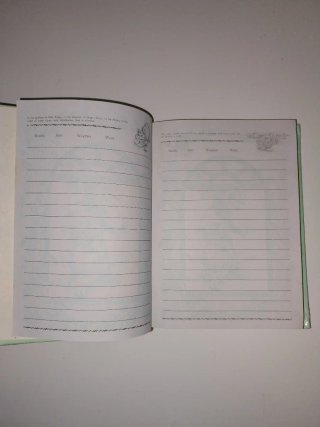Caderno Diário Perfumado Antigo